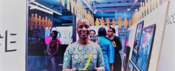 Noreen Huni at the Klaus J. Jacobs Awards ceremony 2018