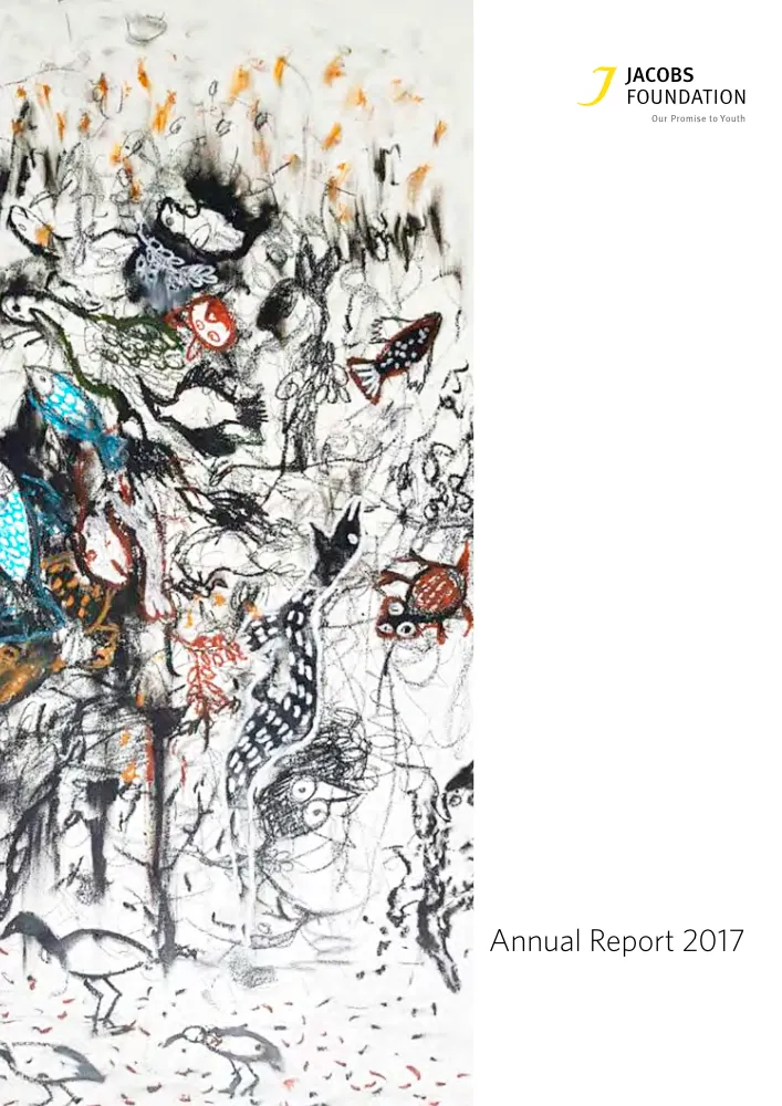 Jacobs Foundation Annual Report 2017 cover