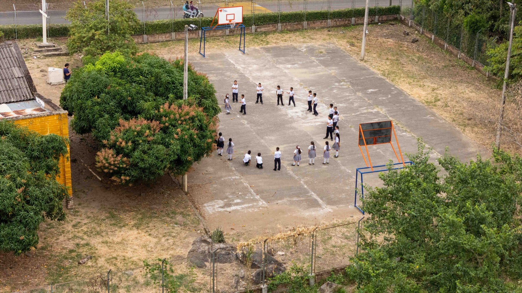 School playground in Colombia.