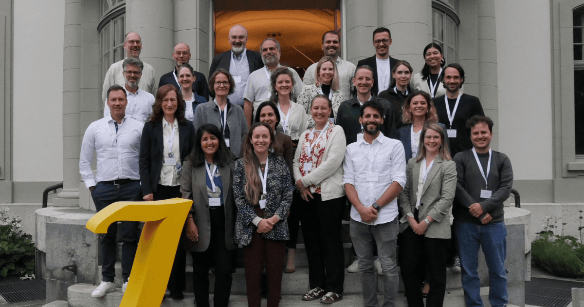 Group photo of Lighthouse EdTech partners at Jacobs Haus.
