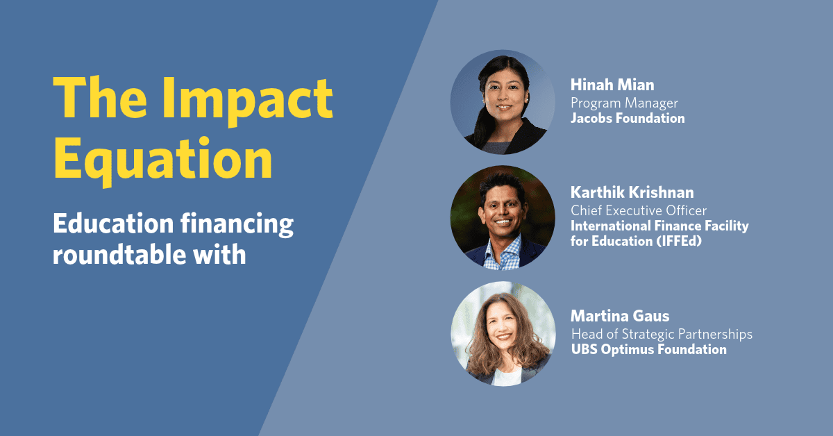 The Impact Equation Podcast | Jacobs Foundation